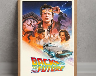 Back to the Future 40th Anniversary 11x14 Movie Posters Set of 3