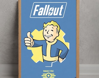 Choose Your Fallout Poster, Fallout Movie Poster, Nuka Cola Wall Art Decor, Room Decoration, Personalized Gifts, Canvas Film Poster