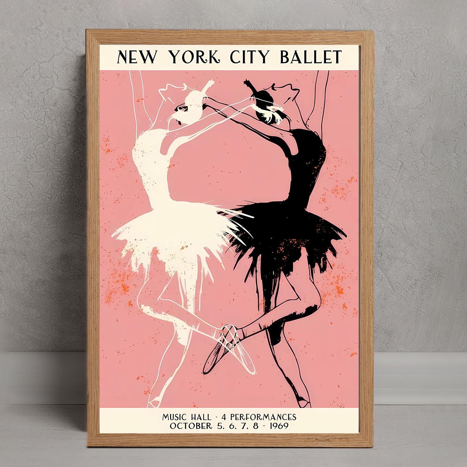 New York City Ballet Poster - Etsy