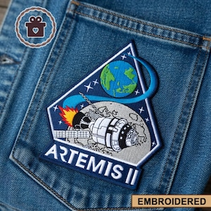 Parche terminado de la misión Artemis II del programa espacial de la NASA.
