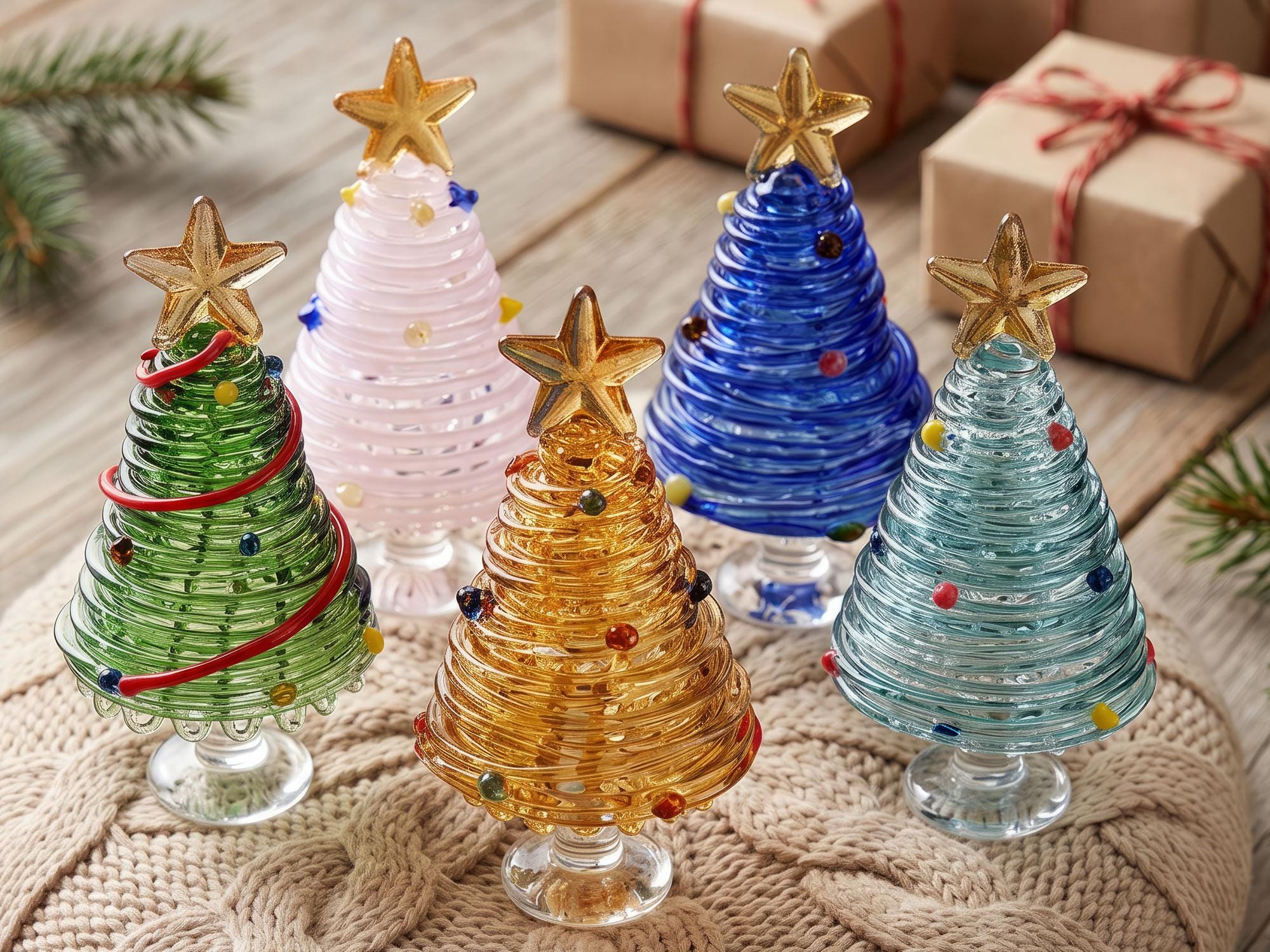 glaswaren-sets Glas 4er Set Alizande Größe:080x150 cm
