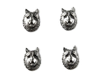 Husky Tuxedo Shirt Studs - Express Yourself!