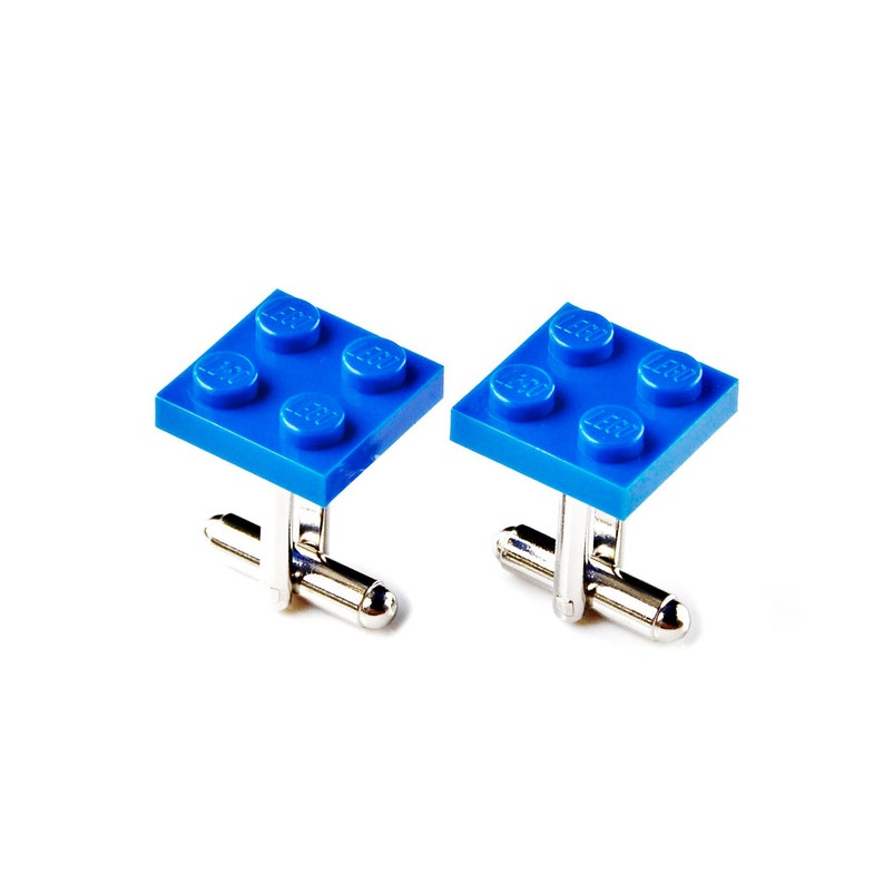 Blue Lego R Cufflinks Express Yourself image 1