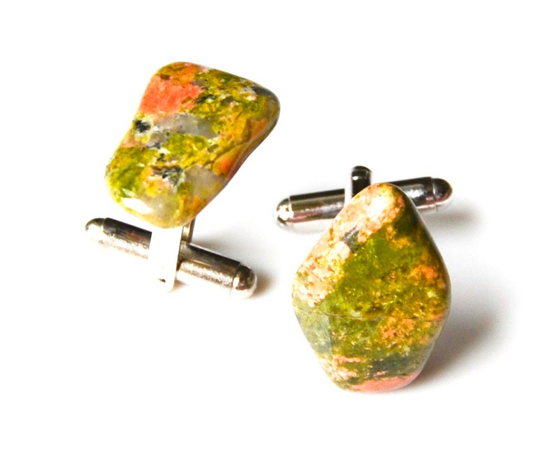 Unakite Cufflinks