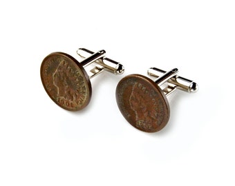 Indian Head Coin Cufflinks - Express Yourself!