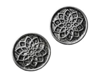 7th Center Sahasrara Chakra Lotus Flower Cufflinks - Express Yourself!