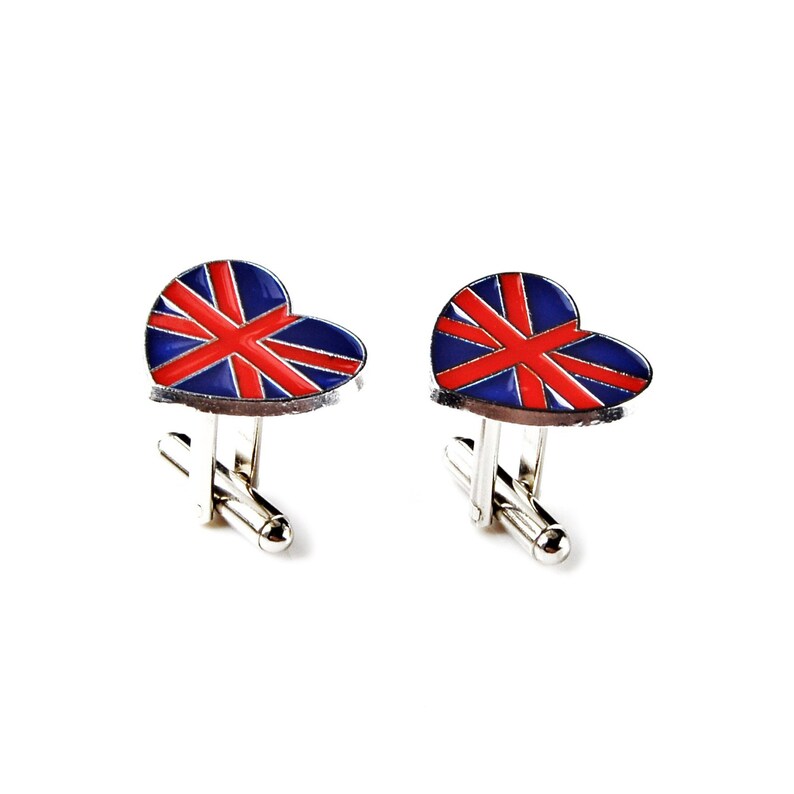 British Heart Flag Cufflinks