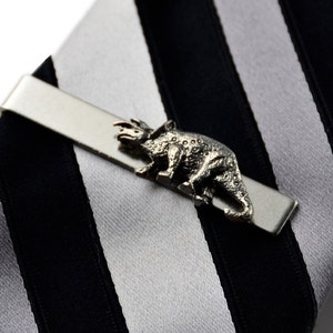 Triceratops Dinosaur Tie Clip Express Yourself image 1