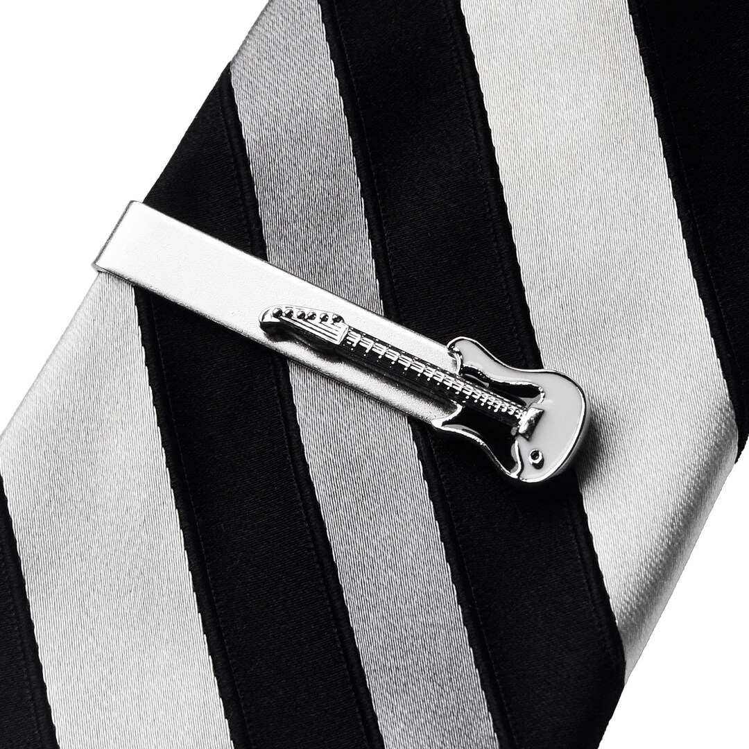 Electric Guitar Tie Clip Express Yourself Etsy