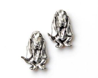 Basset Hound Dog Cufflinks - Express Yourself!