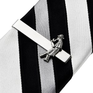 Sherlock Holmes with Pipe Tie Clip Express Yourself image 1