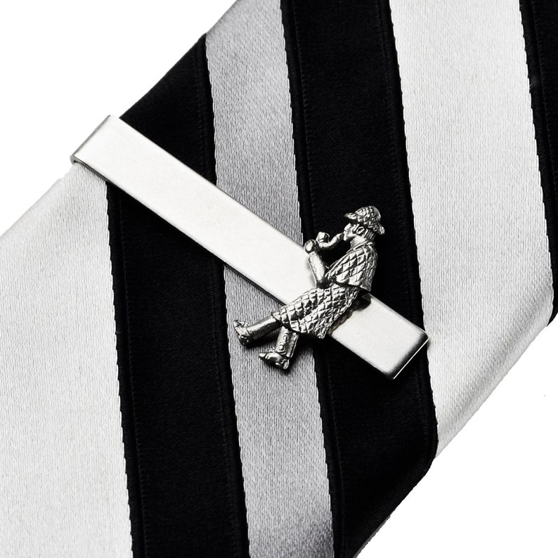 Sherlock Holmes with Pipe Tie Clip Express Yourself image 1