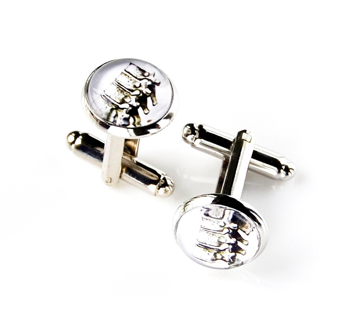 Spine Cufflinks Express Yourself - Etsy