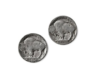 Genuine Buffalo Nickel Cufflinks - Express Yourself!