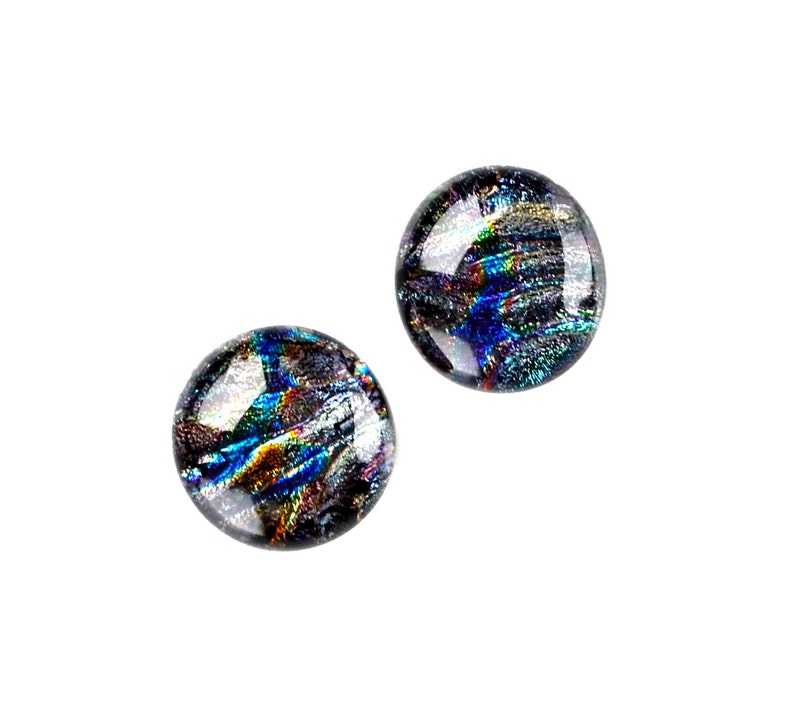 Dichroic Glass Cufflinks