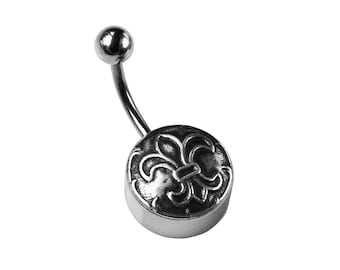 Fleur de Lis Belly Button Ring - Express Yourself!