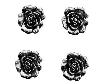 Rose Flower Tuxedo Shirt Studs - Express Yourself!