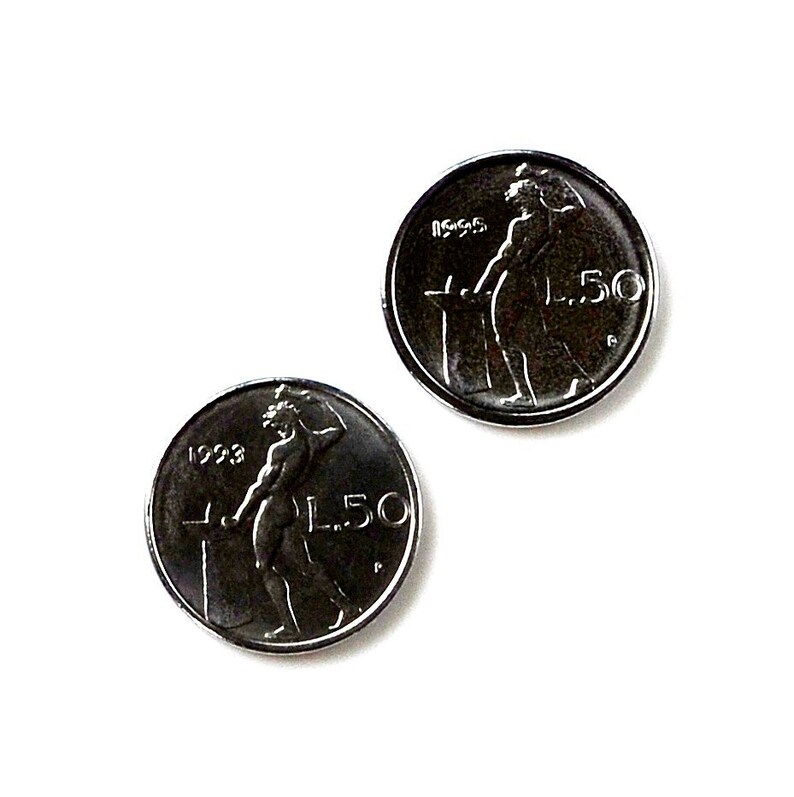 Italy Coin Cufflinks