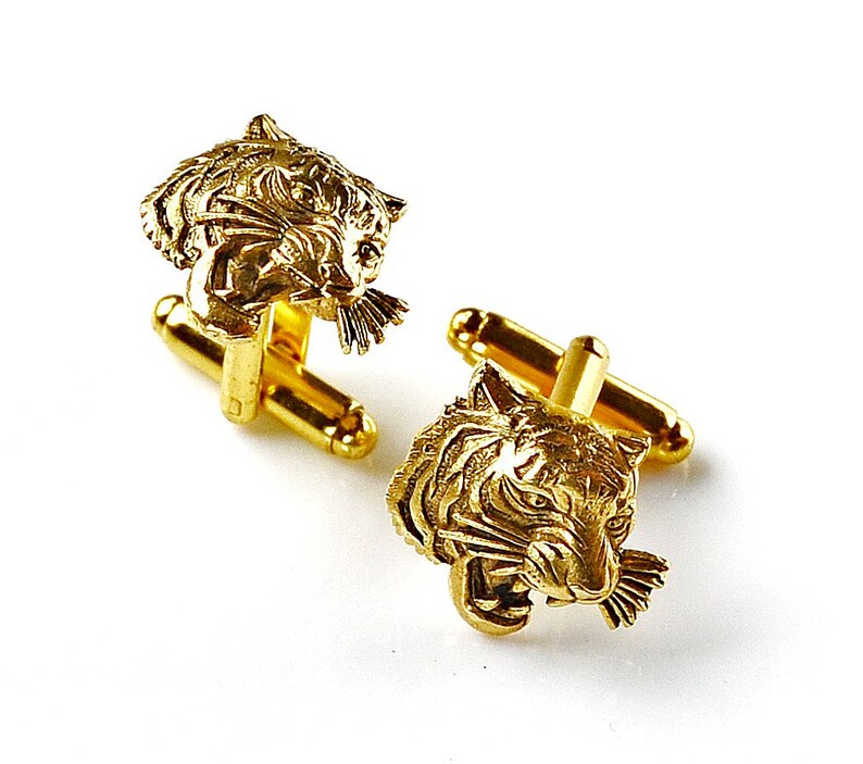 Tiger Cufflinks Huge Selection On Sale Etsy