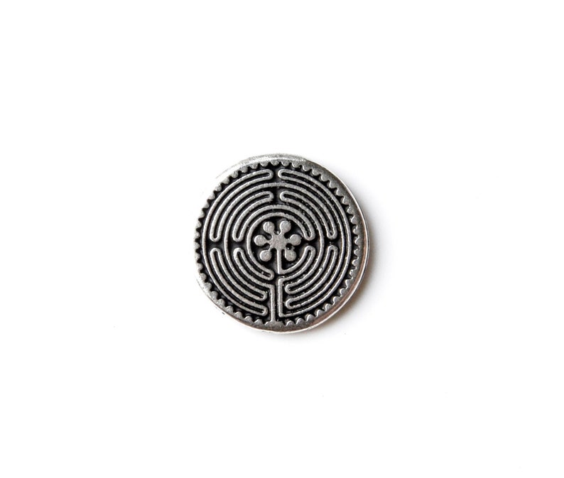 Celtic Labyrinth Lapel Pin Express Yourself image 1