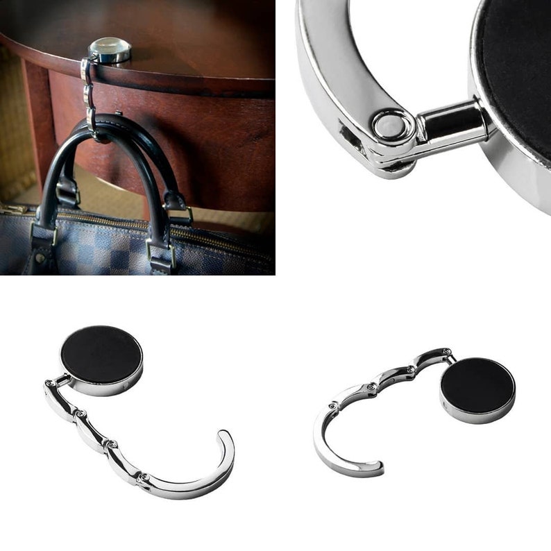 Foldable Purse Table Hook Hanger Many Designs Available Etsy