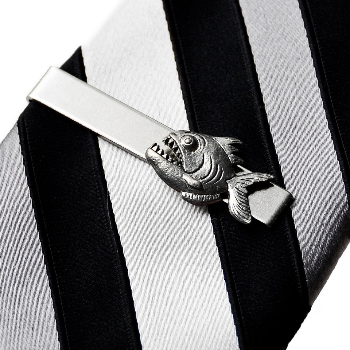 Piranha Tie Clip Express Yourself Etsy