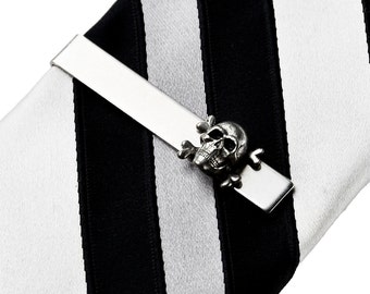 Skull and Bones Tie Clip - Express Yourself!