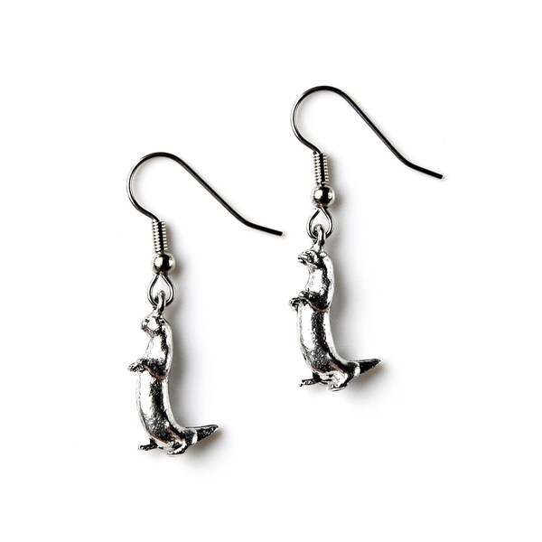 Otter Earrings - Loop - Hook - Kidney - Leverback Available - Express Yourself!