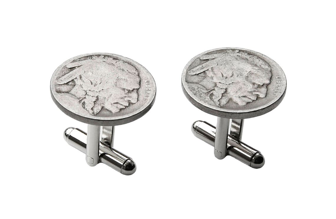 Indian Head Coin Cufflinks Express Yourself Etsy