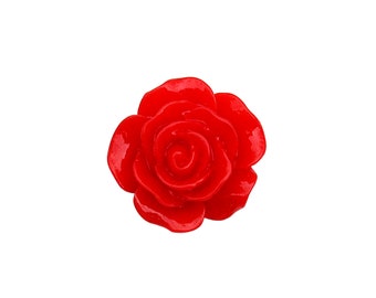 Rose Lapel Pin - 16 Color Choices! - Express Yourself!