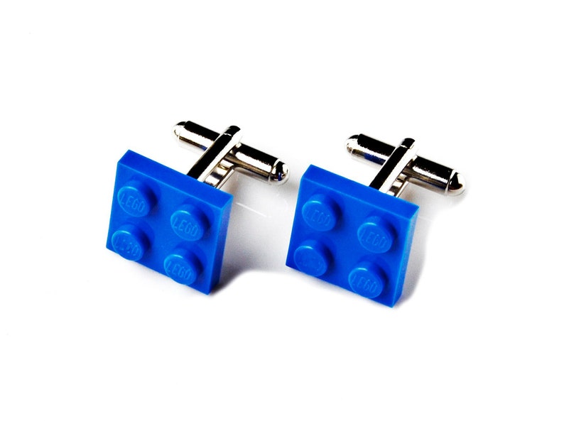 Blue Lego R Cufflinks Express Yourself image 2