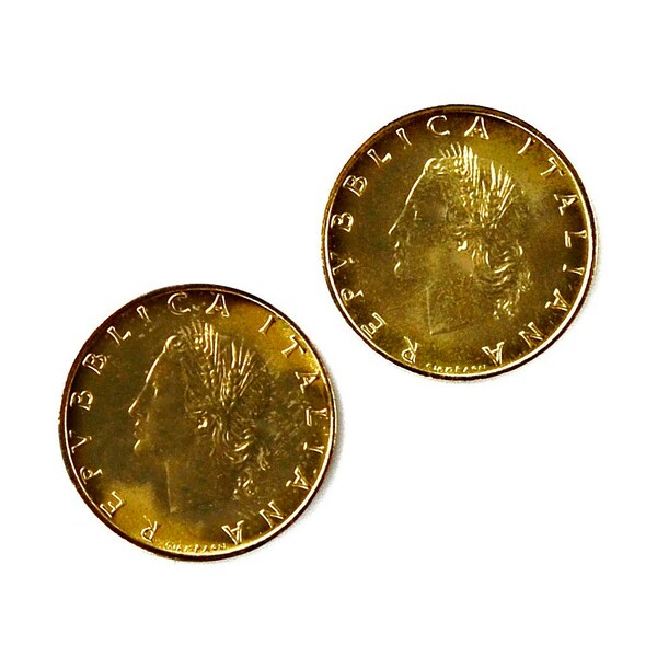 Italy Coin Cufflinks - Express Yourself!