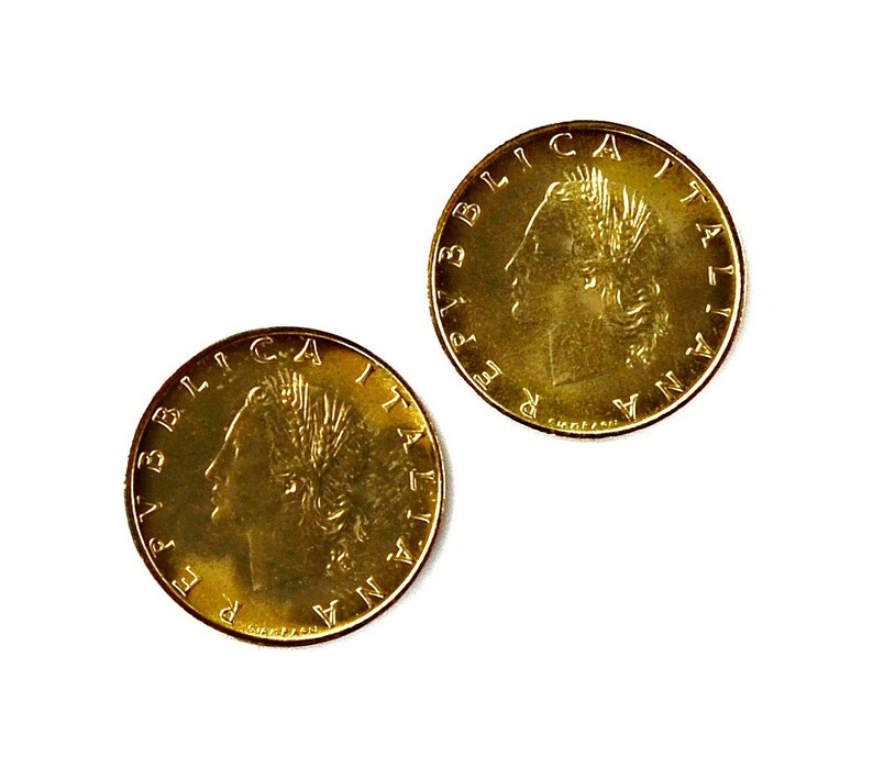 Italy Coin Cufflinks - Express Yourself! Italy Coin Cufflinks - Express Yourself!