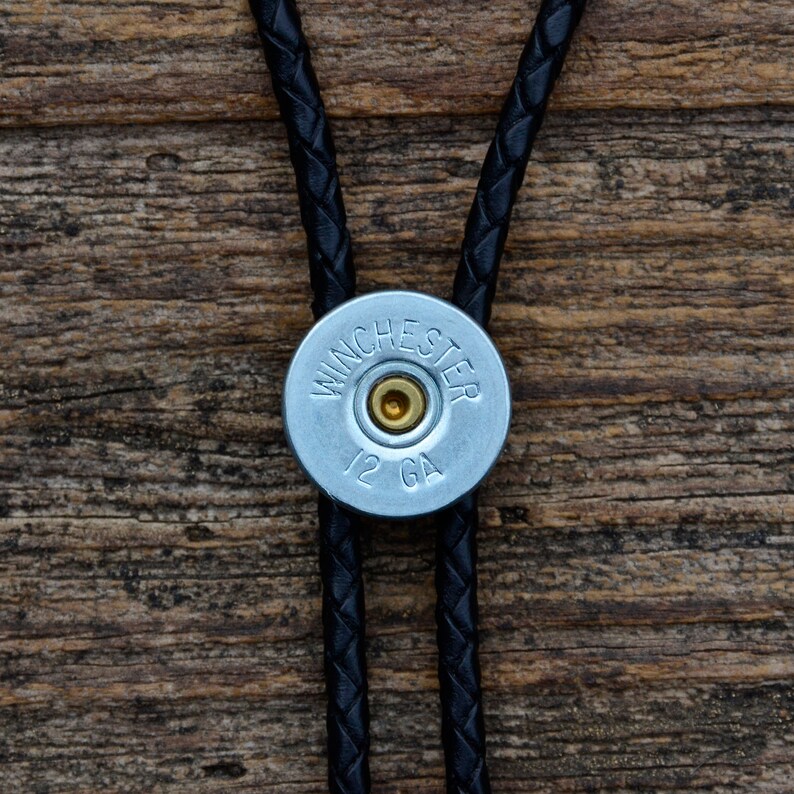 Genuine Winchester Shotgun Shell Cap Bolo Tie Customizable Etsy