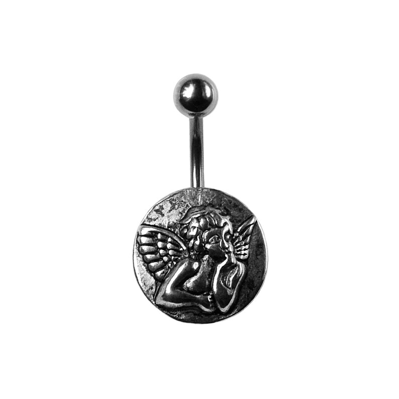 Angel Belly Button Ring Express Yourself Etsy