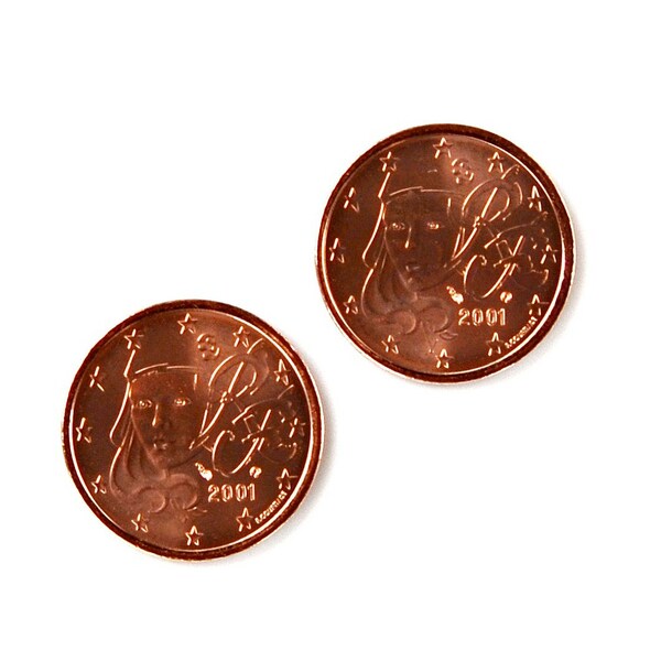 France Euro Coin Cufflinks - Express Yourself!