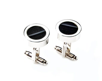 Genuine Vinyl Record Cufflinks - Express Yourself!