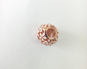 mini rose gold pandora bracelet charms 925 sterling silver bracelet diy love