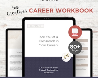Creative Career Workbook: 6-Week Exploration Guide (Printable PDF)