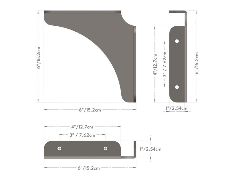9 Inch High Support Colza Yellow Shelf Brackets Set of 2, Modern Metal Wall Support - Etsy