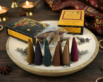 A pack of 12 Incense Dhoop Cones