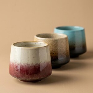 Vintage Coarse Pottery Cup, Rustic Ceramic Mug
