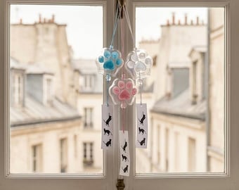 Japanese Sakura Glass Wind Chime Kawaii Room Decor Wall Hanging