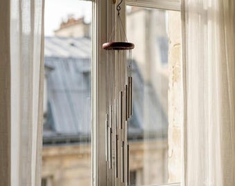 Outdoor Wind Chime, 12-Tube Aluminum Alloy Design with Hook
