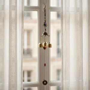 Campanelli a vento Feng Shui, 3 campane per esterni per energia positiva