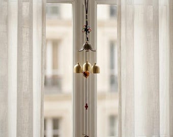 Feng Shui Wind Chime, 3-Bell Outdoor Bell for Positive Energy