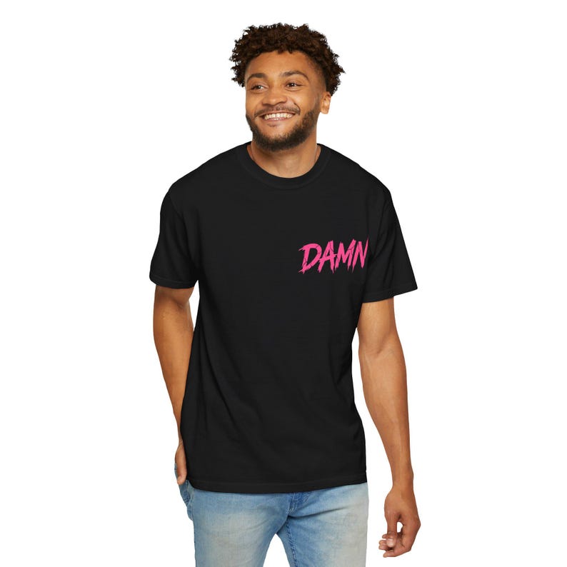 Damn Wasteland Nomad Riding Supra Truck T-shirt | Post-Apocalyptic Truck Art image 15