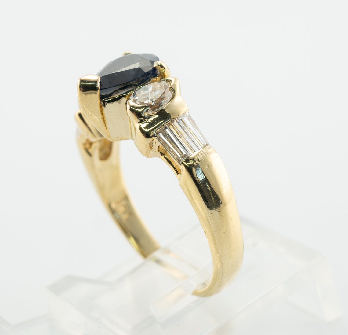 Diamant Saphir Ring