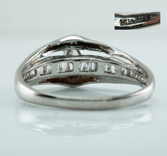 Diamond Ring, 14K Gold Band, Wedding Engagement - image 4