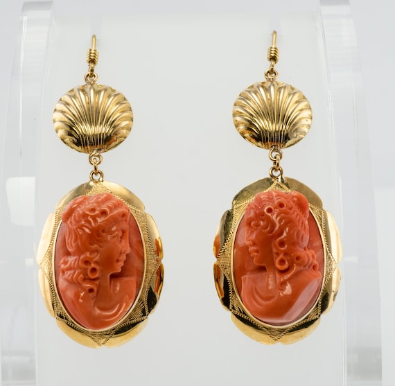 Sea coral earrings deals